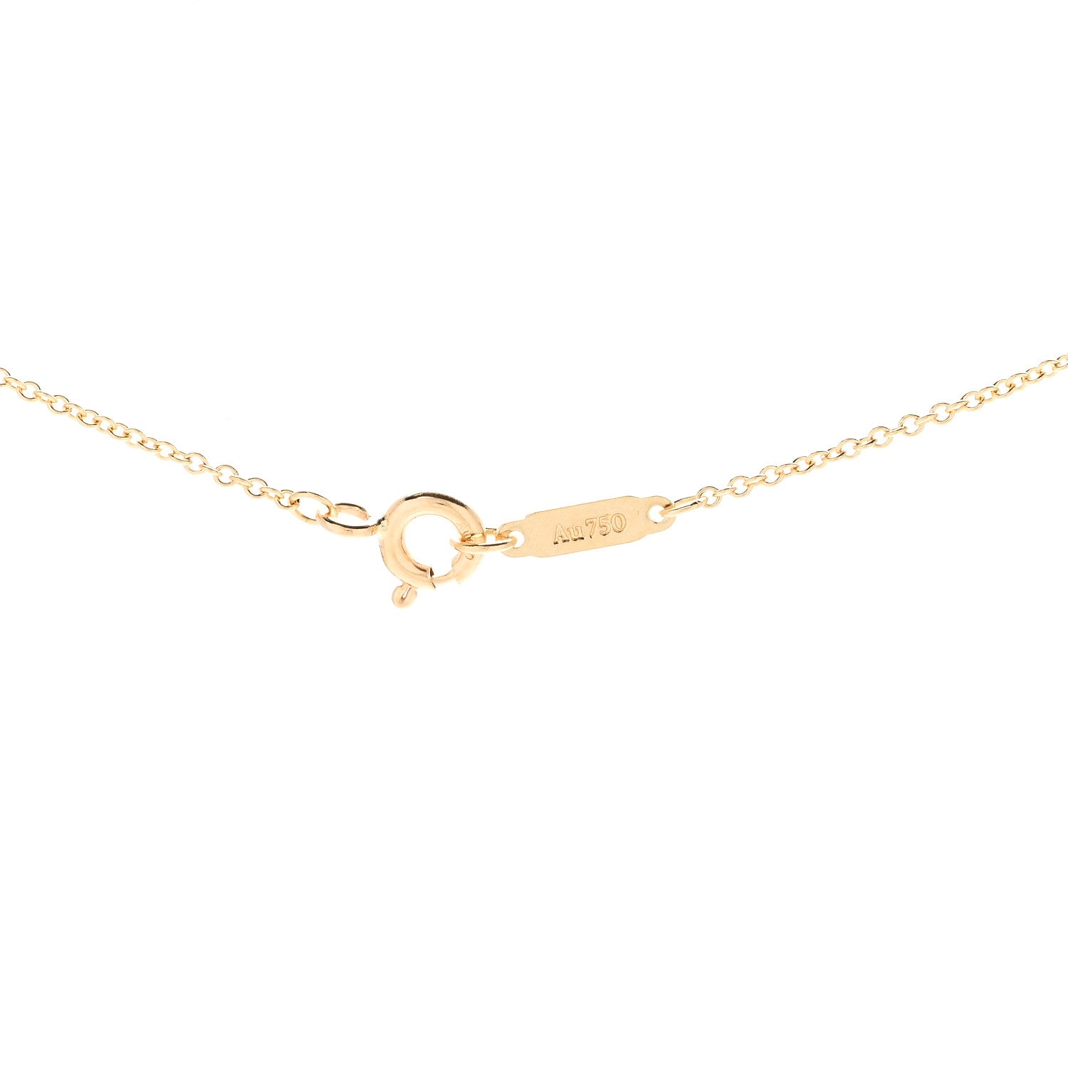 Tiffany 18K Yellow Gold Chain Necklace 16" 4 of 5
