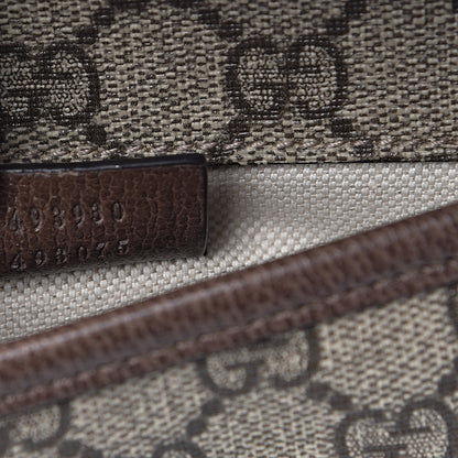 Gucci GG Supreme Monogram Neo Vintage Web Belt Bag Brown 7 of 11