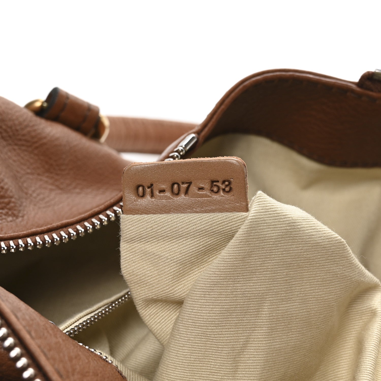 Chloe Calfskin Paddington Front Pocket Tote Muscade 7 of 10