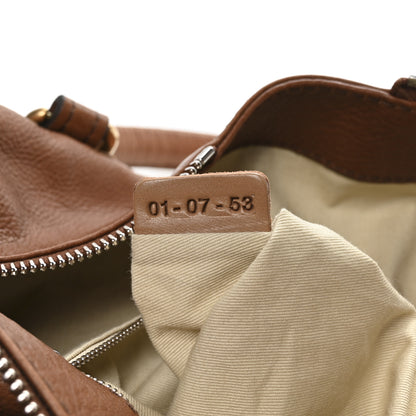 Chloe Calfskin Paddington Front Pocket Tote Muscade 7 of 10