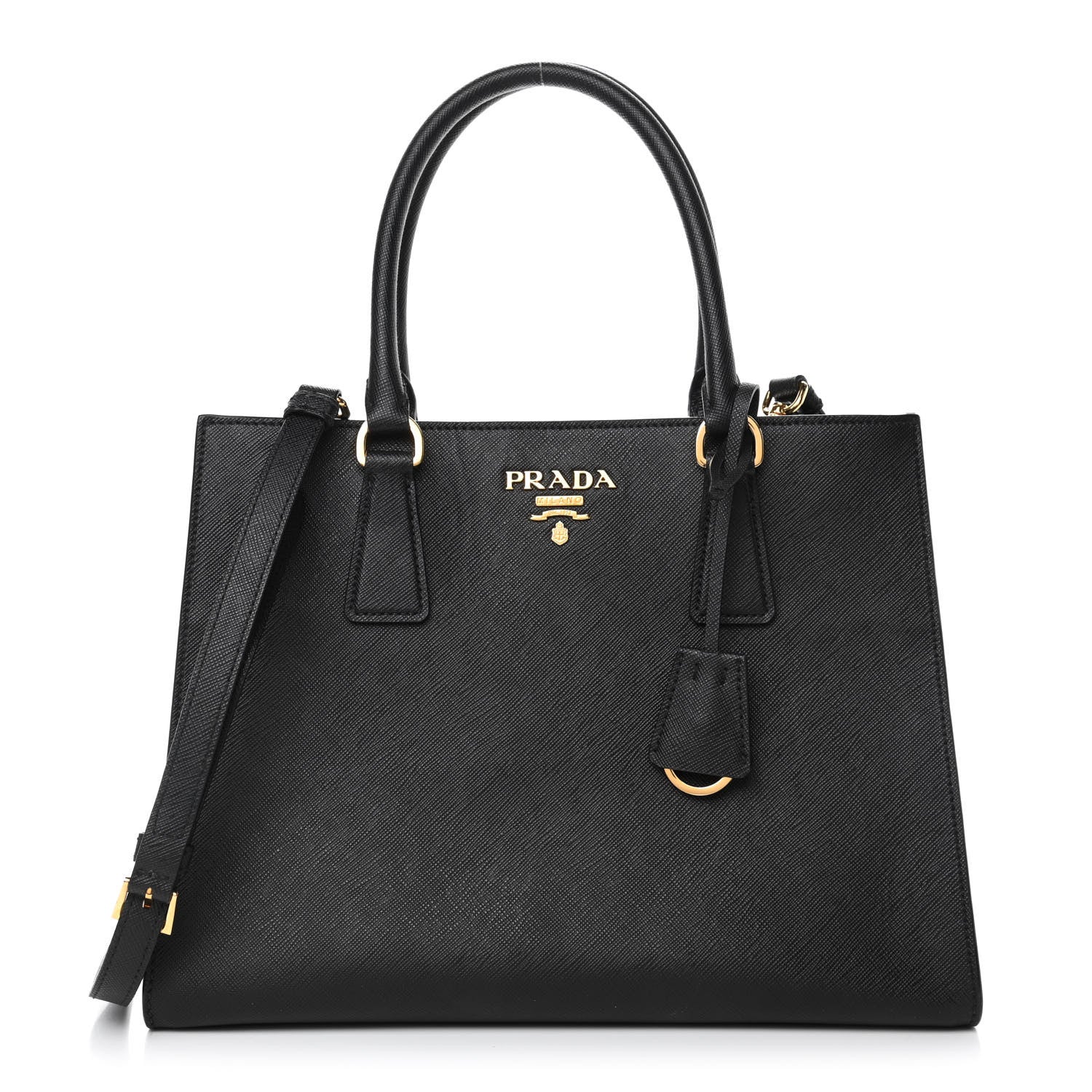 Prada Saffiano Tote Black 1 of 5