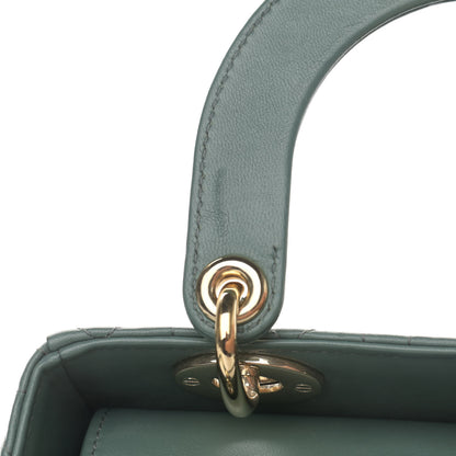 Christian Dior Lambskin Cannage Small My ABCDior Lady Dior Army Green 11 of 11