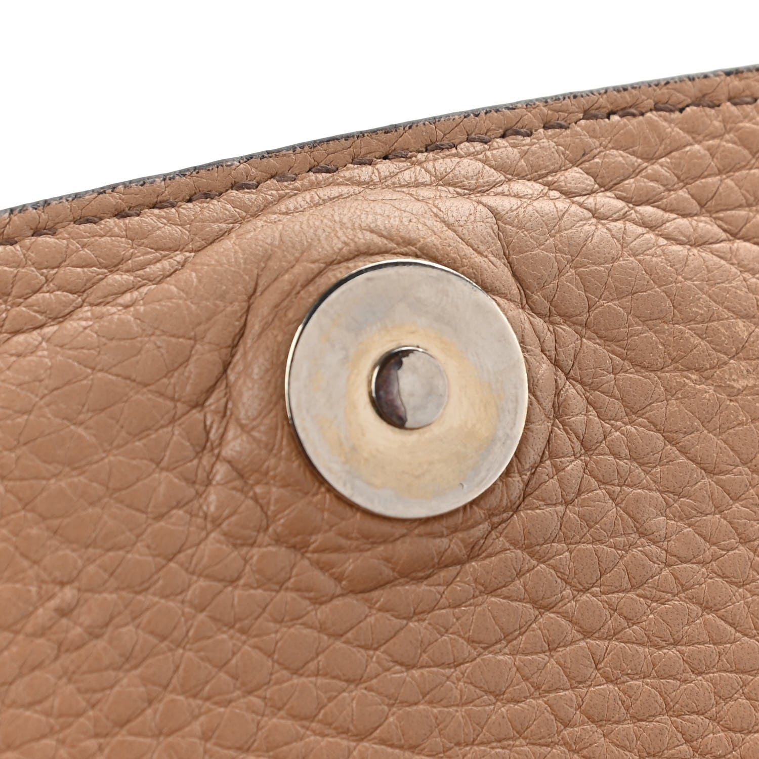 Gucci Pebbled Calfskin Medium Soho Flap Crossbody Camelia 16 of 18
