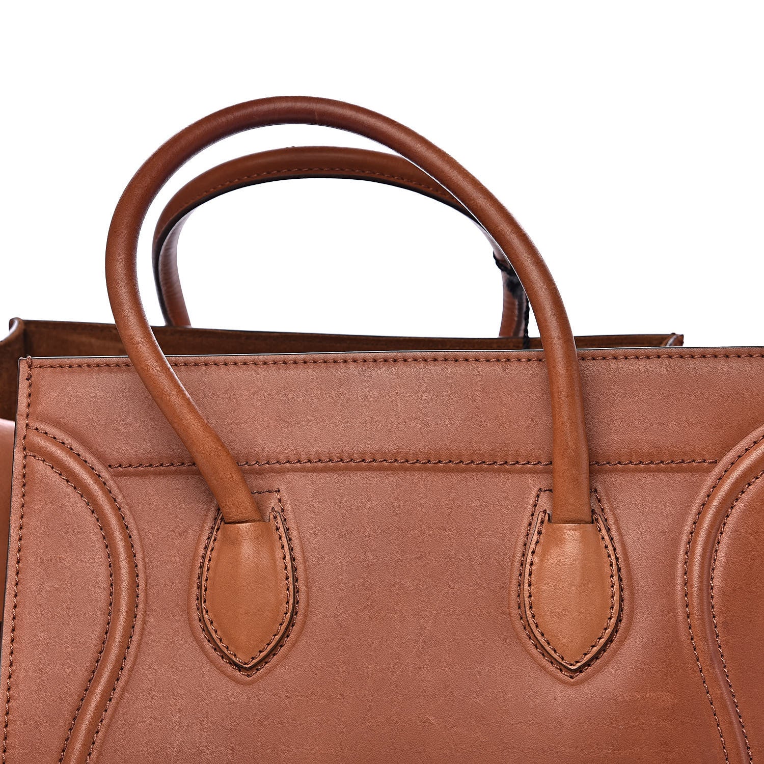Celine Natural Calfskin Medium Phantom Luggage Tan 13 of 20