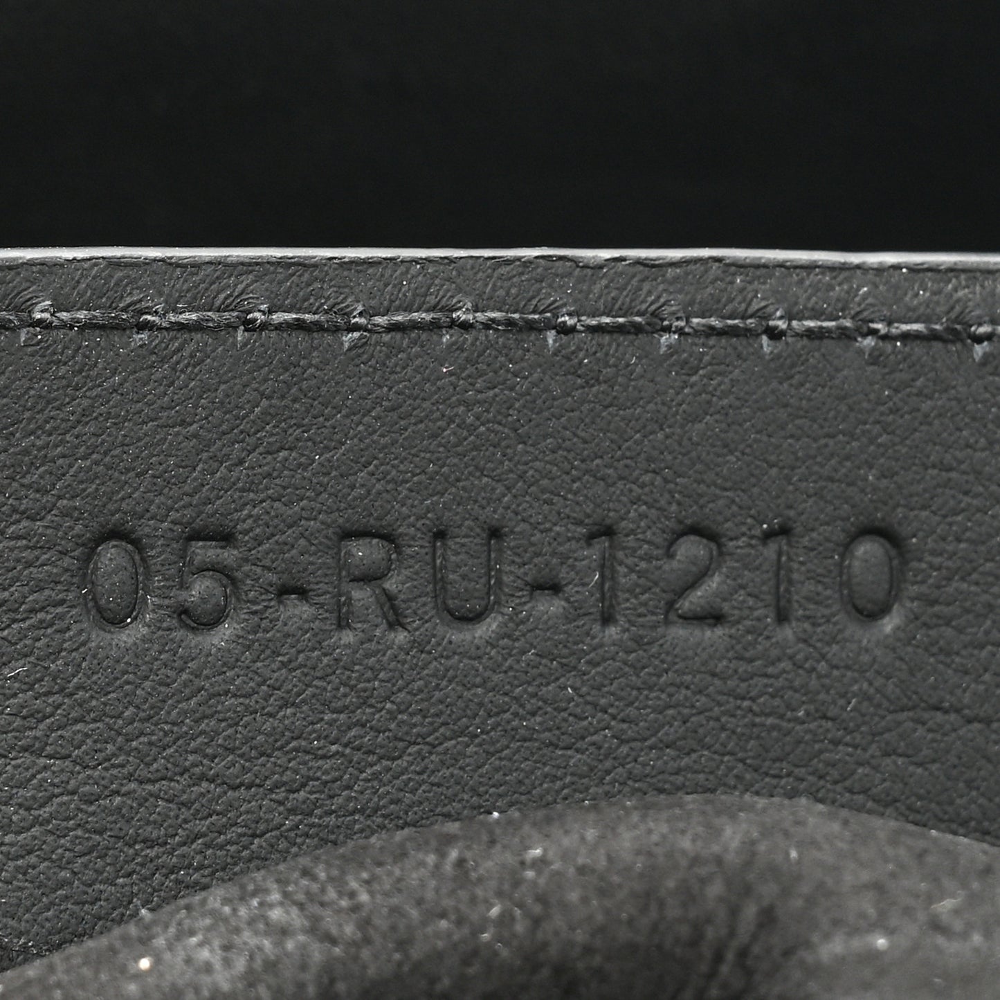 Ultra Matte Calfskin Saddle Bag Black