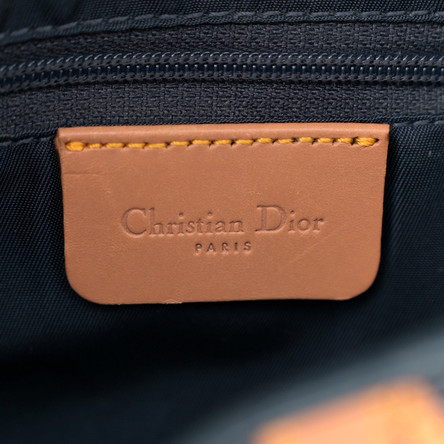 Denim Calfskin Saddle Bag Blue