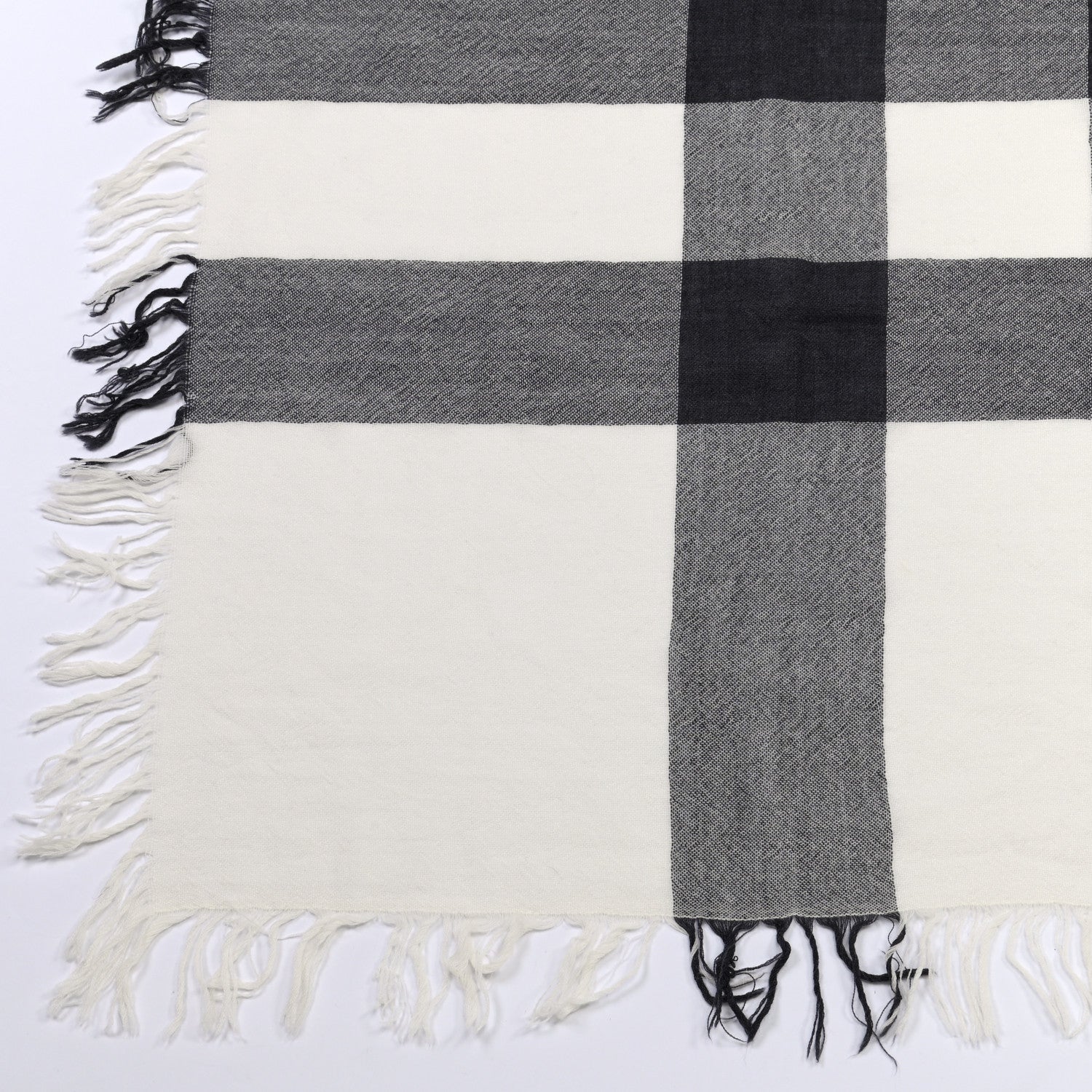 Burberry Merino Wool House Check Scarf Ivory 2 of 3