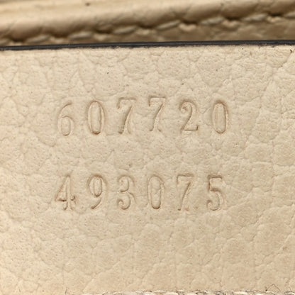 Gucci Dollar Calfskin Interlocking G Crossbody Bag Mystic White 8 of 14