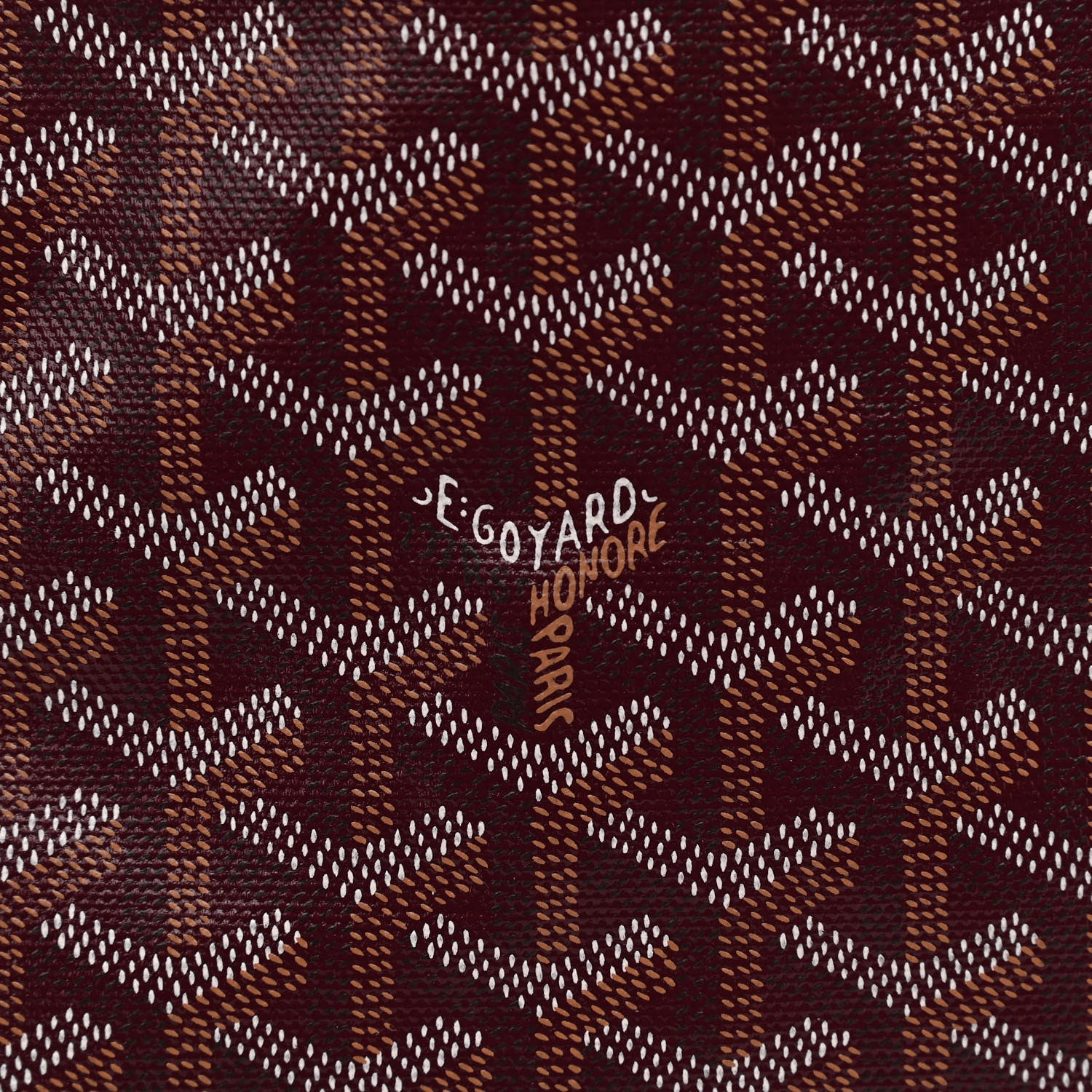 Goyard Goyardine Sac Hardy Pet Carrier PM Burgundy 10 of 10