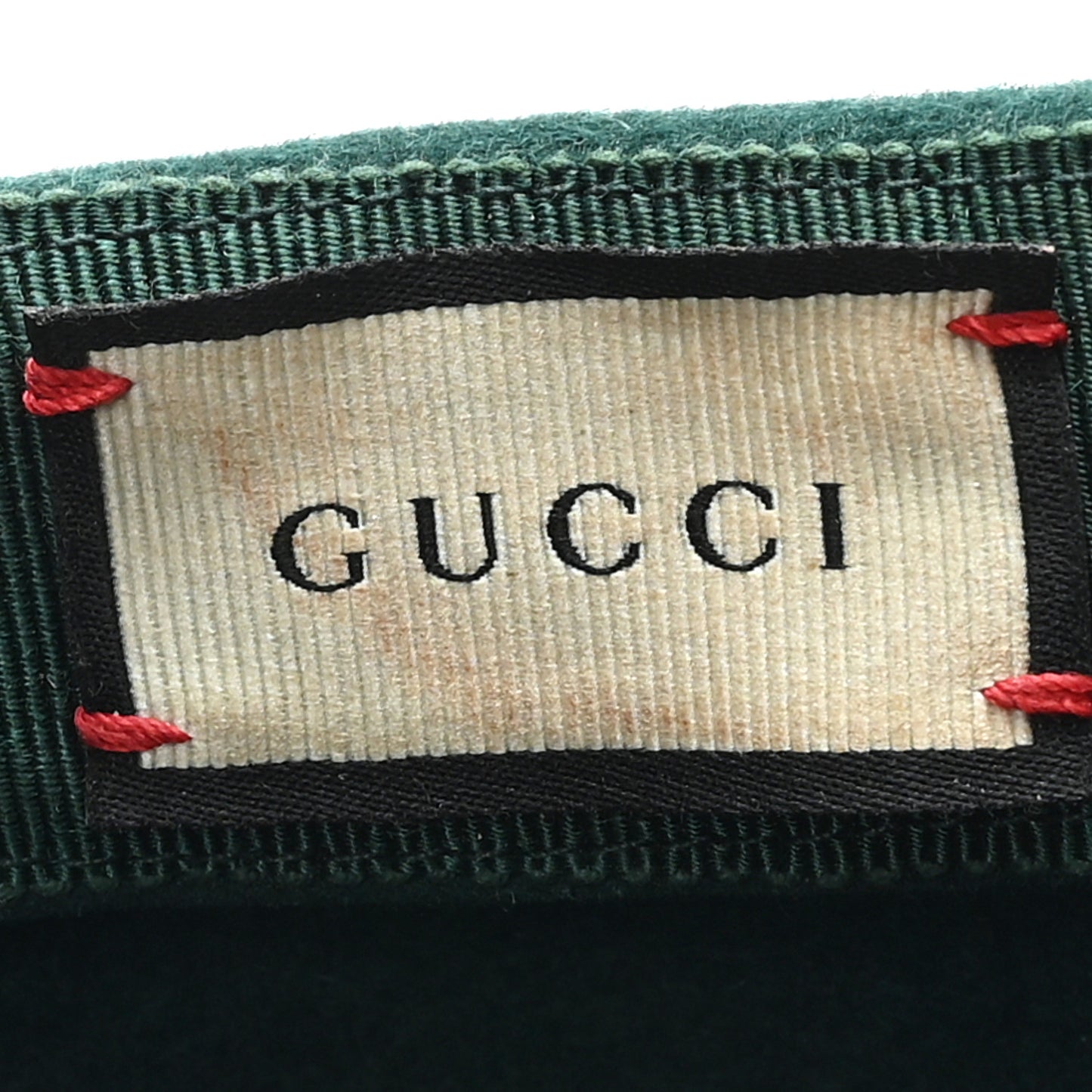 Velvet Beret Hat M Green