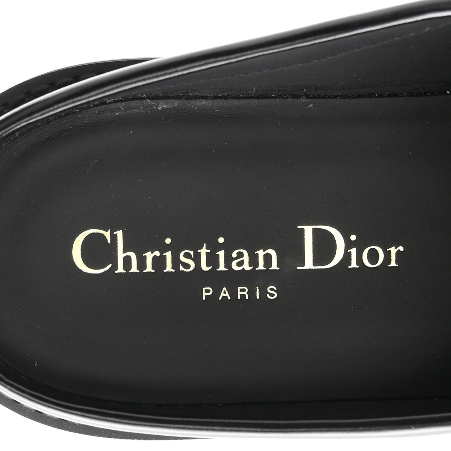 Christian Dior Brushed Calfskin Boy Mules 39.5 Black 8 of 9