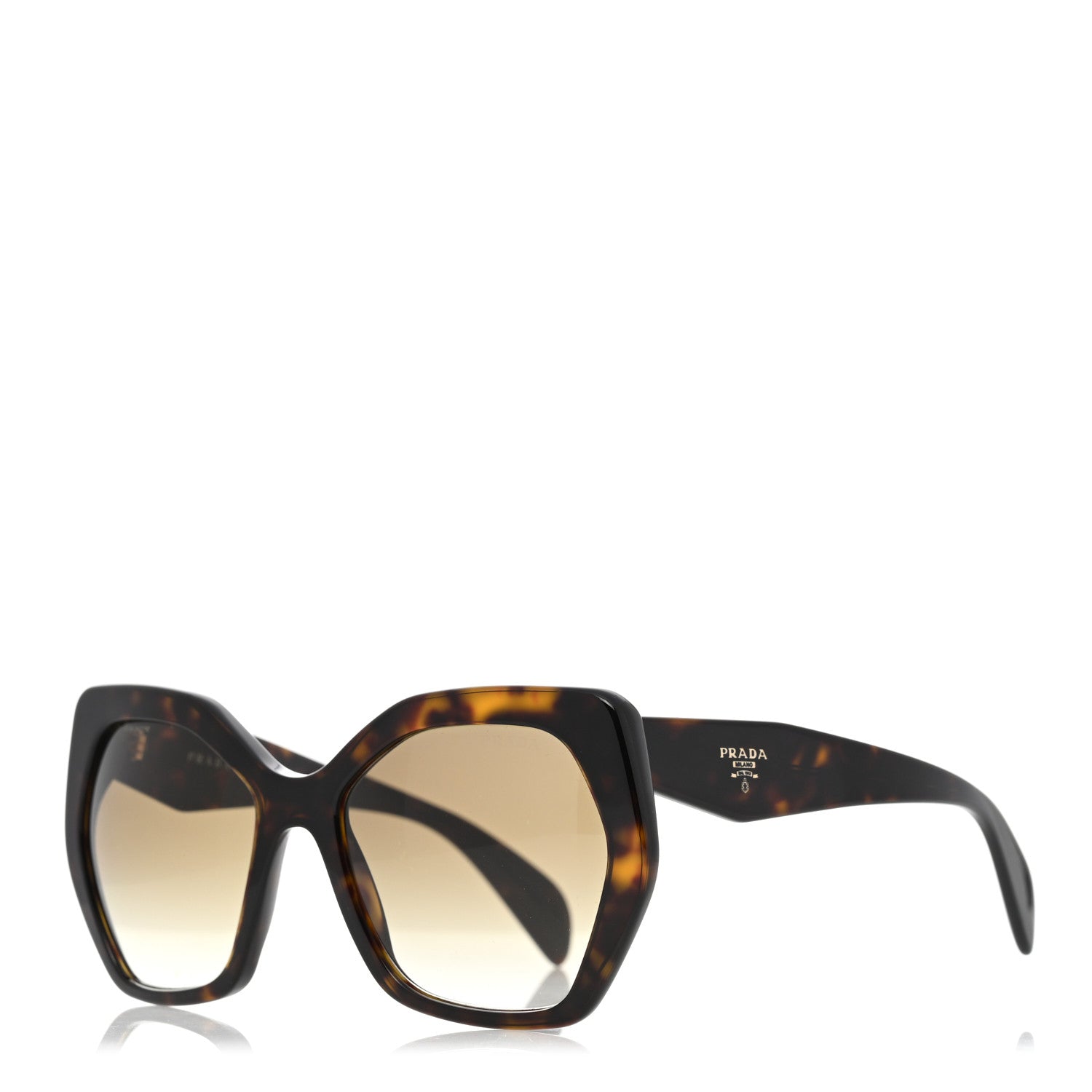 Prada Acetate Sunglasses SPR 16R Tortoise 1 of 8
