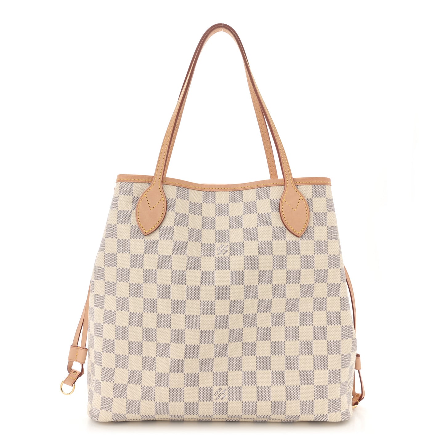 Damier Azur Neo Neverfull MM Rose Ballerine