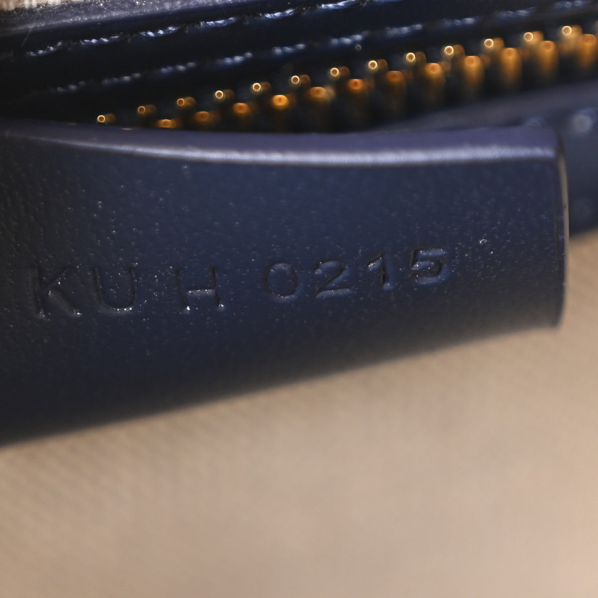Shiny Lord Calfskin Mini Antigona Navy