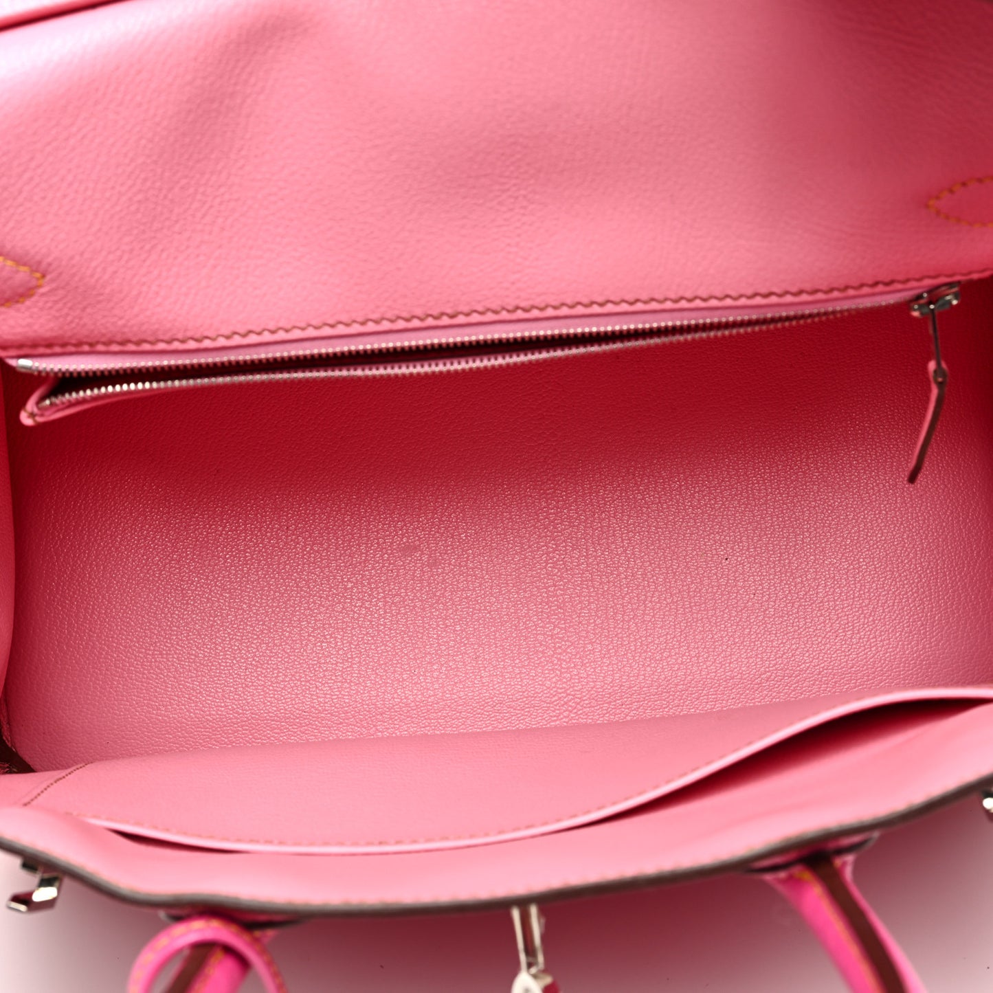 Chevre Mysore Horseshoe Birkin 30 Rose Shocking Rose Confetti