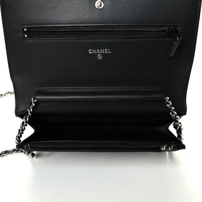 Chanel Caviar Timeless CC Wallet On Chain WOC Black 4 of 6