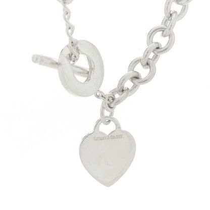 Tiffany Sterling Silver Heart Tag Toggle Necklace 4 of 4
