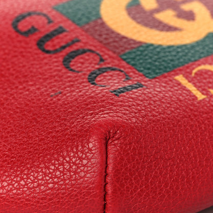 Gucci Grained Calfskin Small Logo Belt Bag Hibiscus Red 8 of 9