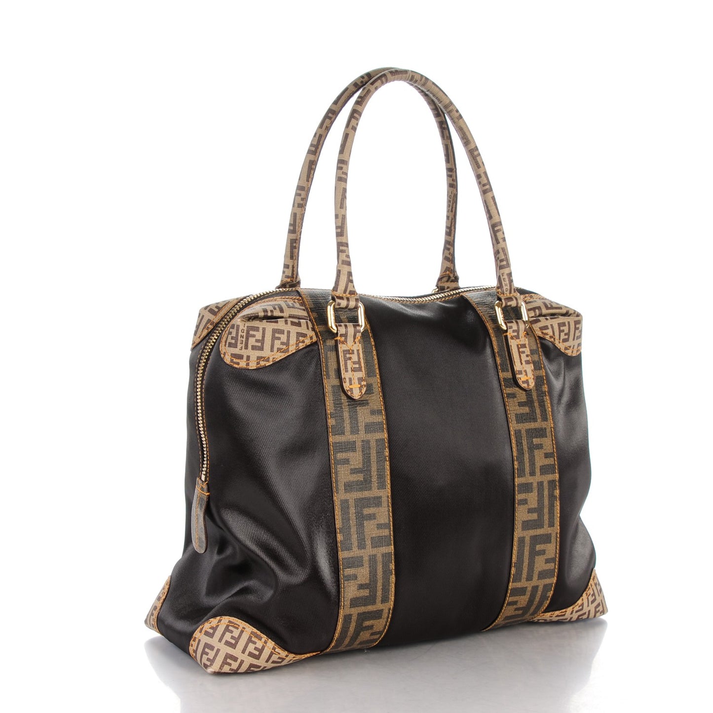 Canvas Zucca Zucchino Spalmati Large Mixed Media B Mix Tote Moro Mogano Panna