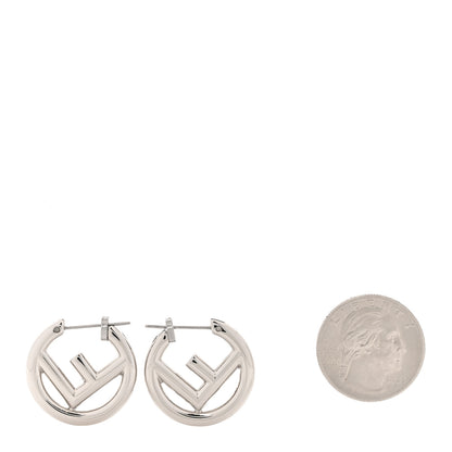 Fendi Metal F is Fendi Hoop Earrings Silver 2 of 4