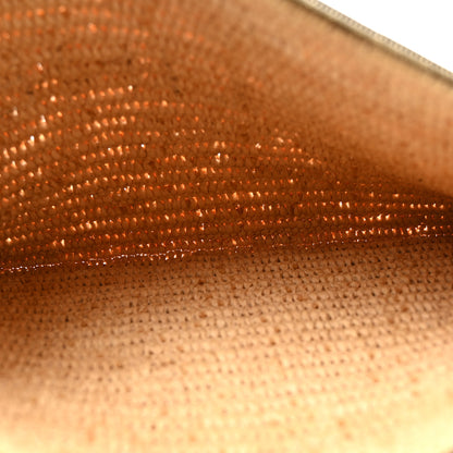 Celine Raffia Sequin Large Pouch Black 5 of 12
