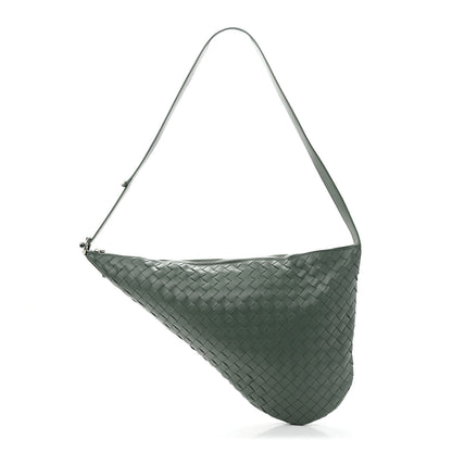 Bottega Veneta Calfskin Intrecciato Virgule New Sauge 1 of 11