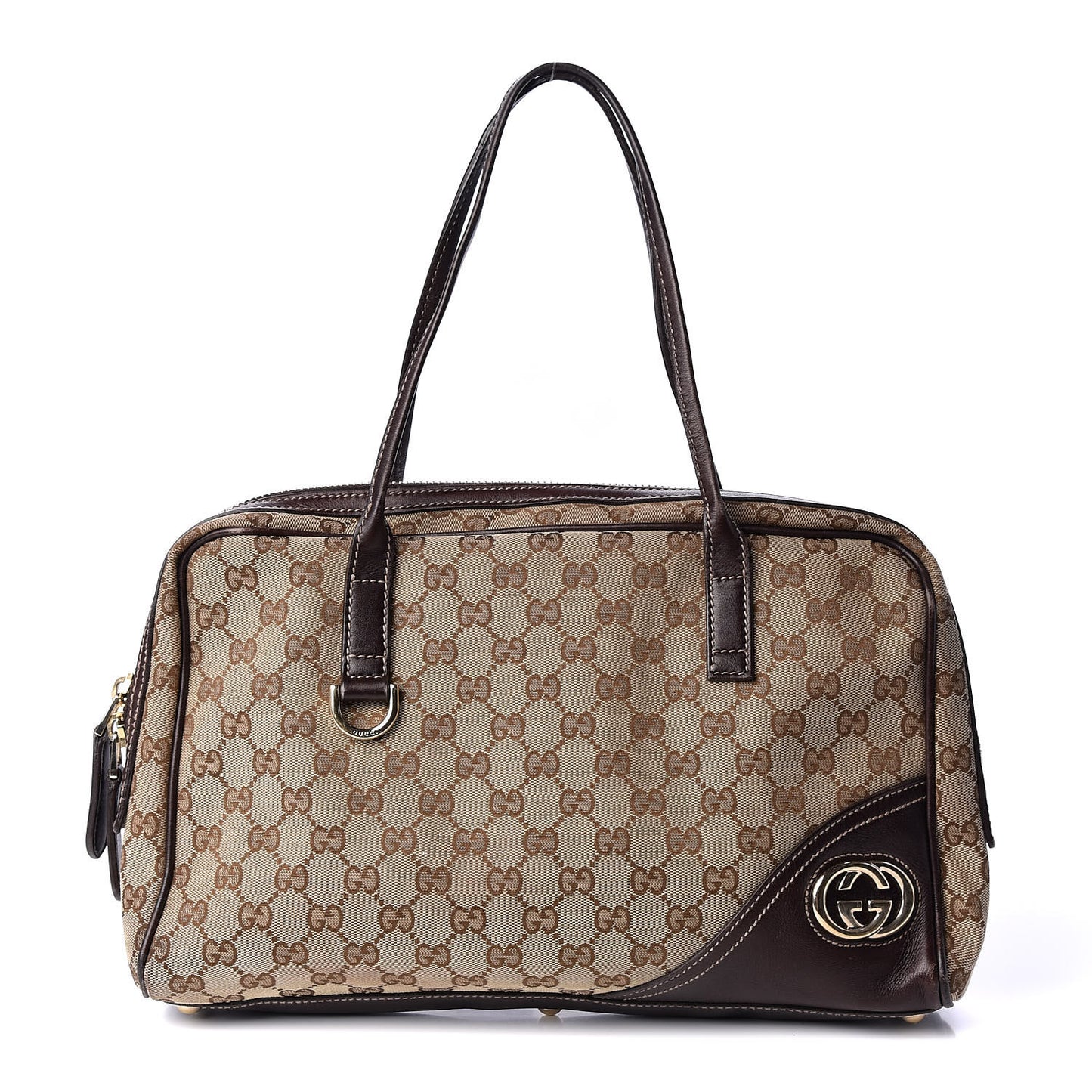 Monogram New Britt Medium Boston Dark Brown