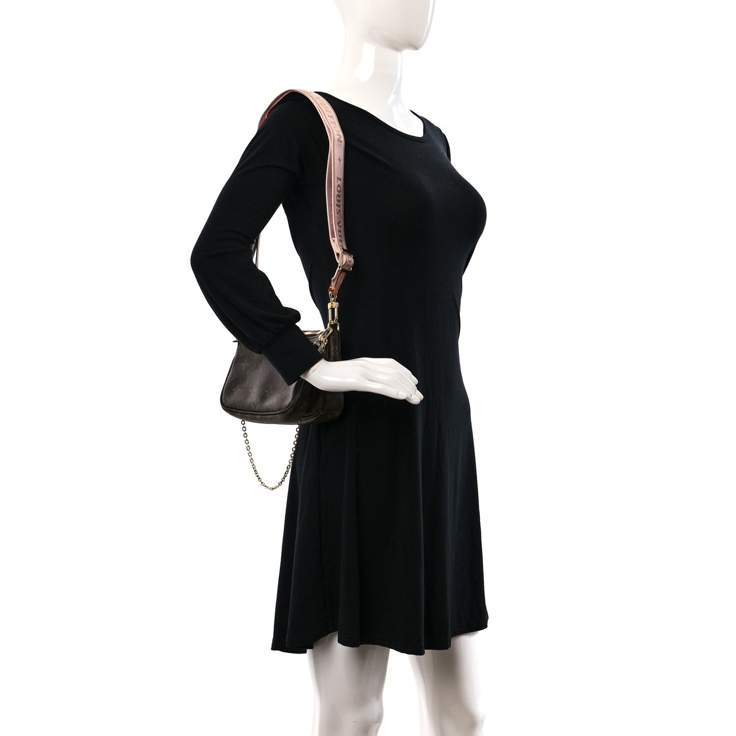 Monogram Multi Pochette Accessories Rose Clair
