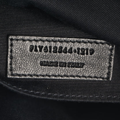 Saint Laurent Calfskin Matelasse Monogram Lou Camera Bag Black 7 of 9
