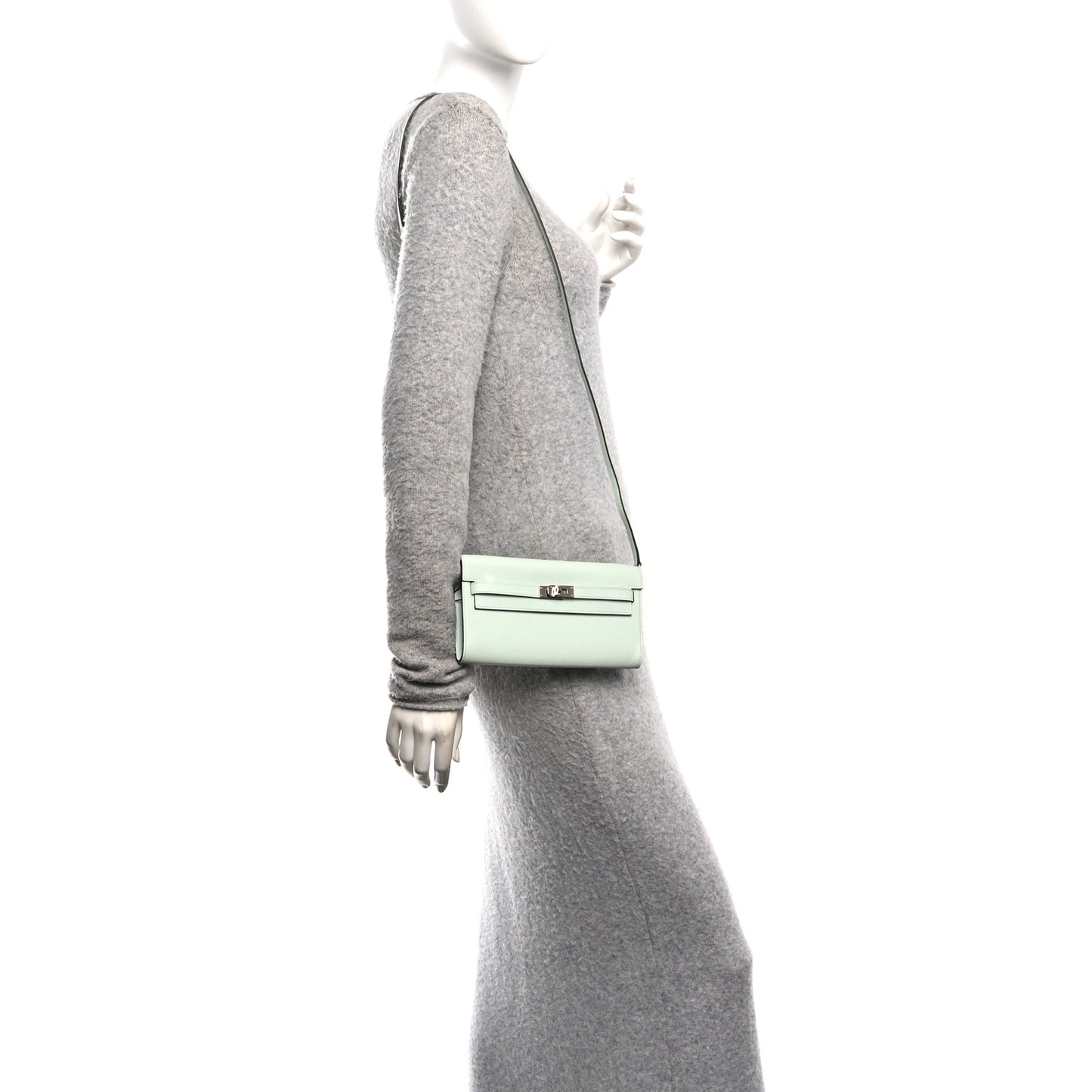Epsom Kelly Wallet To Go Vert Peppermint