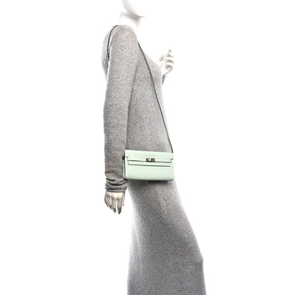 Hermes Epsom Kelly Wallet To Go Vert Peppermint 2 of 12