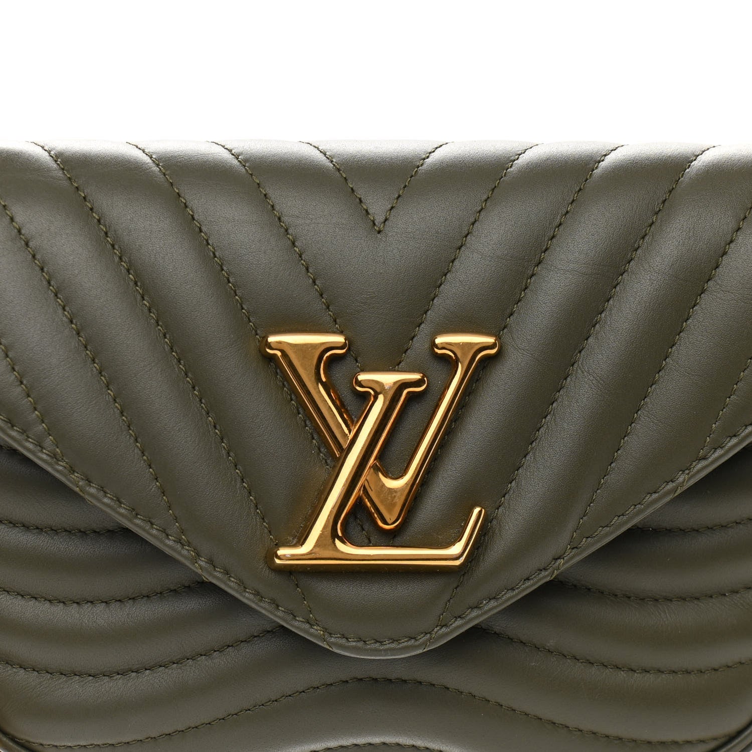 Louis Vuitton Calfskin New Wave Multi Pochette Kaki 9 of 12