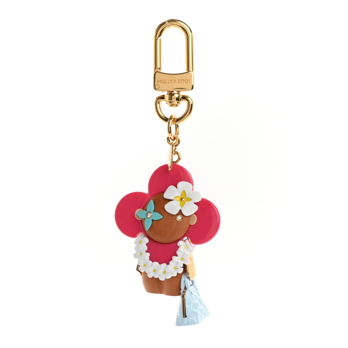 Resin Wood Vivienne Hawaii Bubblegram Alma BB Bag Charm Key Holder