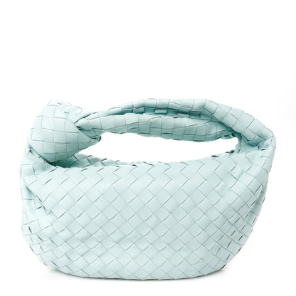 Bottega Veneta Nappa Intrecciato Teen Jodie Hobo Teal Washed 1 of 11