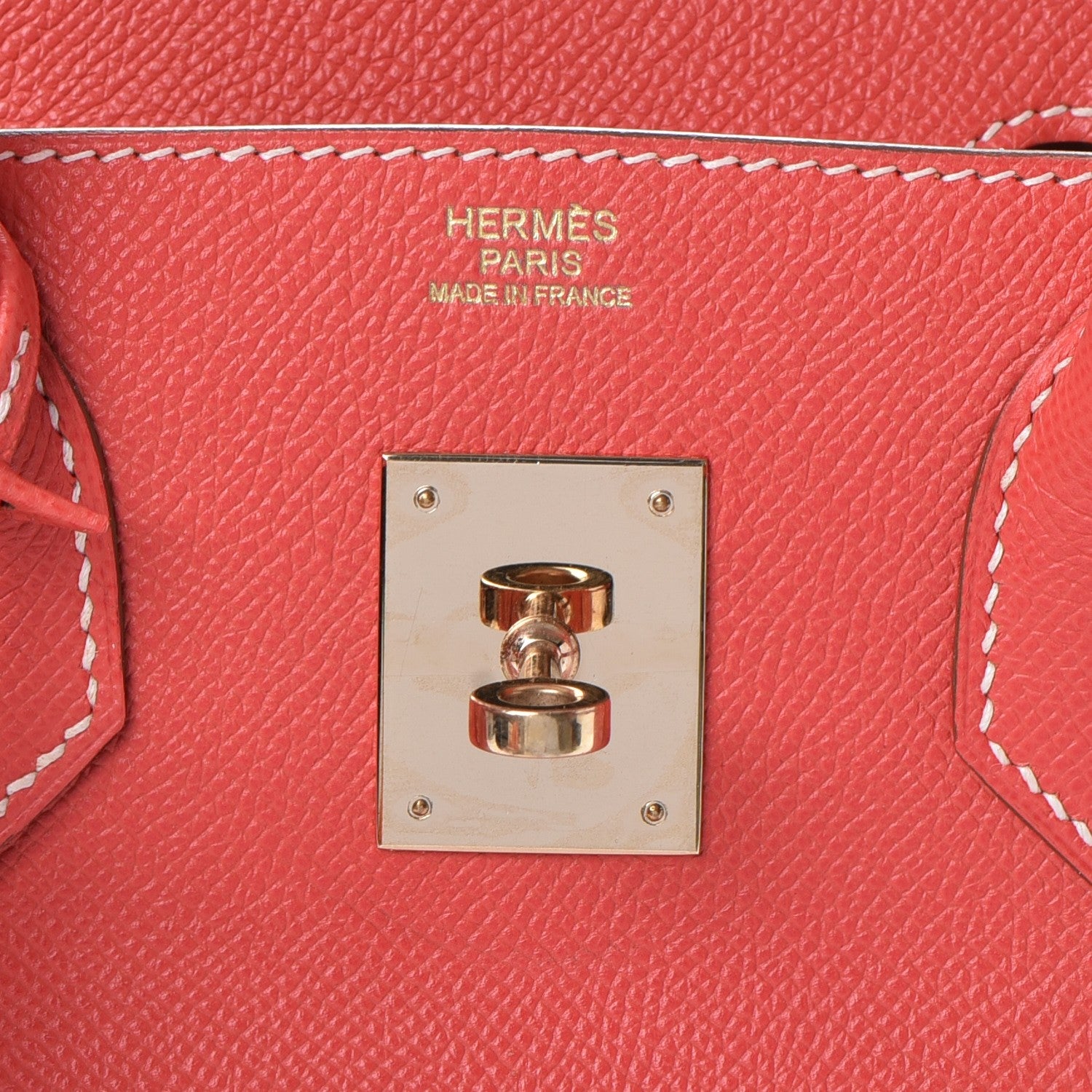 Hermes Epsom Candy Birkin 30 Rose Jaipur Gold 23 of 39