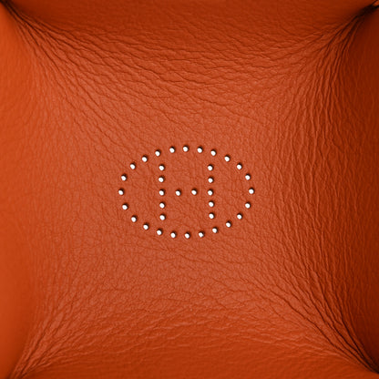 Hermes Taurillon Mini Mises et Relances Evelyne Change Tray Gold Orange 5 of 8