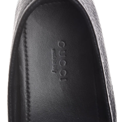 Gucci Road Calfskin Web Womens Horsebit Driver Loafers 35.5 Black 7 of 9