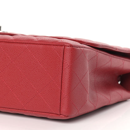 Chanel Caviar Quilted Maxi Single Flap Red 9 of 9