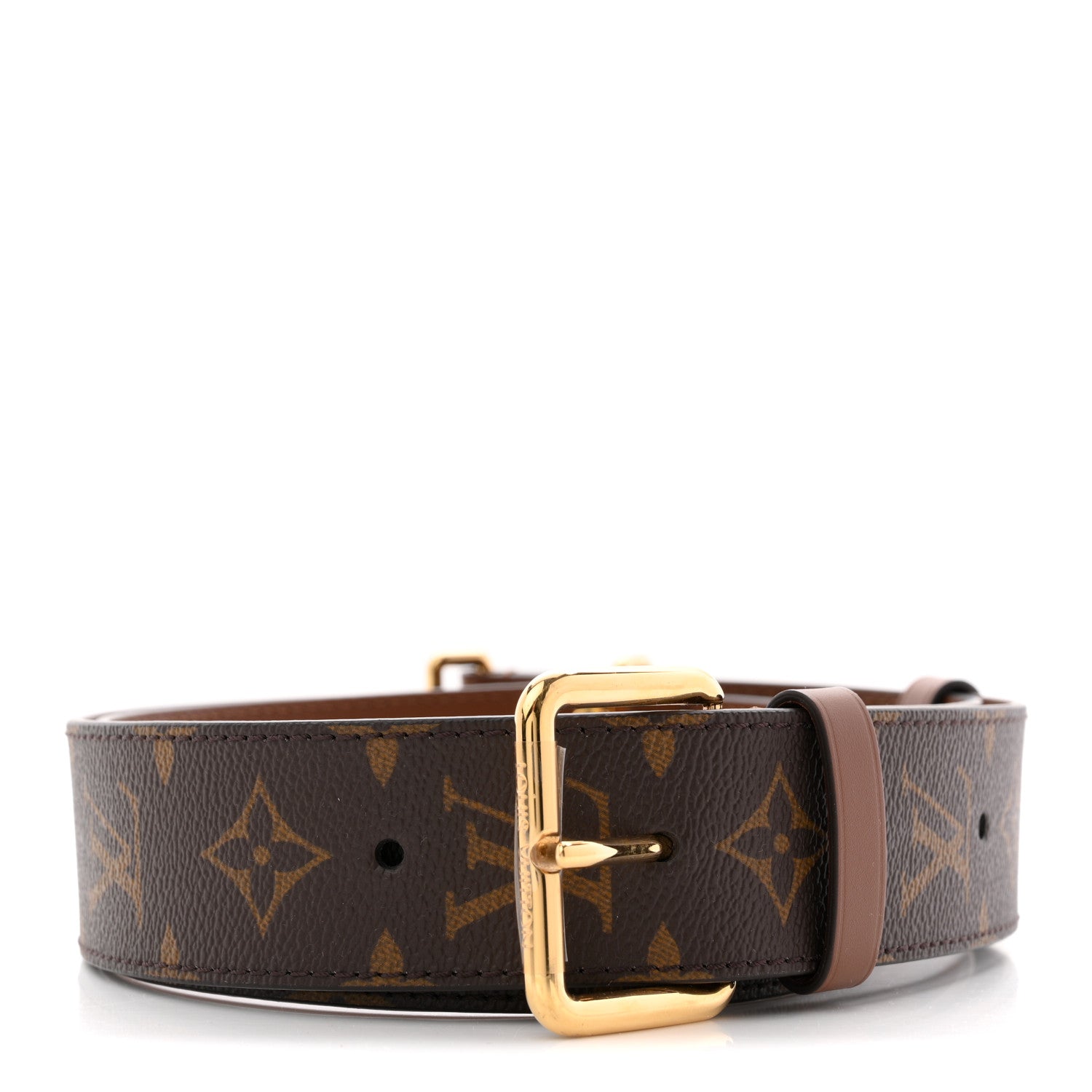 Louis Vuitton Monogram Adjustable Papillon Shoulder Strap Brown 2 of 4
