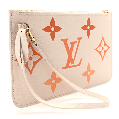 Louis Vuitton Empreinte Monogram Giant Neverfull MM Pochette Degrade Neutral 3 of 7