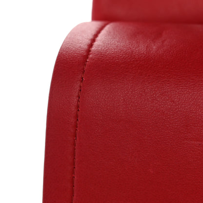Chanel Lambskin Quilted Jumbo Double Flap Red 10 of 11