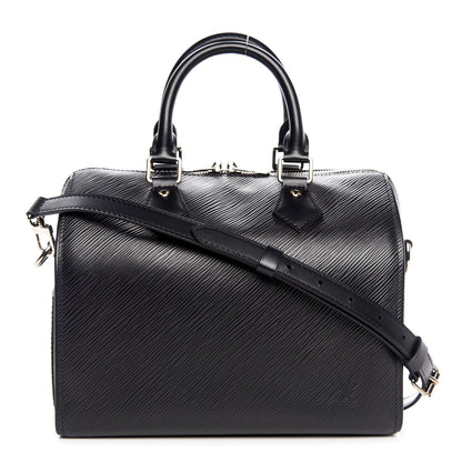 Louis Vuitton Epi Speedy Bandouliere 25 Black 1 of 8
