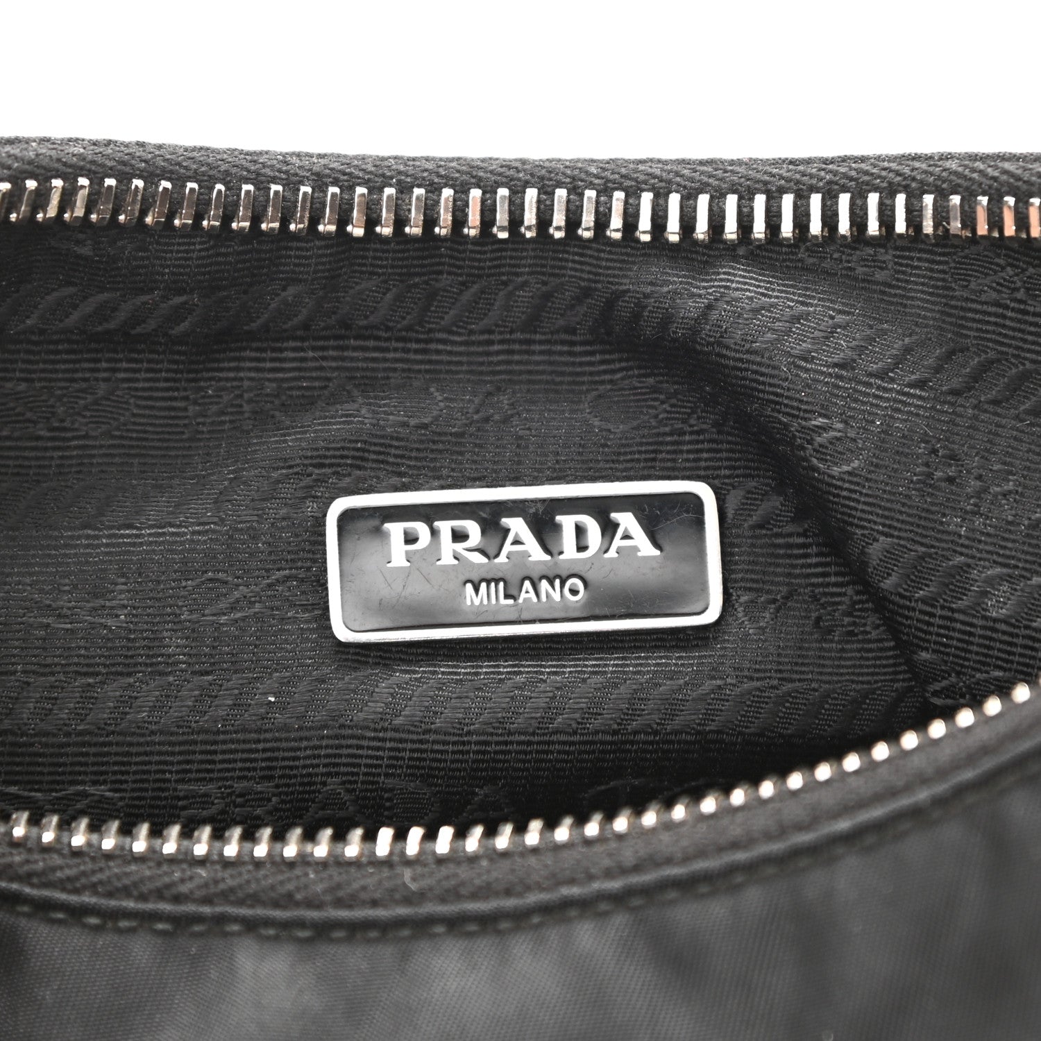 Prada Nylon Re-Edition 2005 Shoulder Bag Black 6 of 14