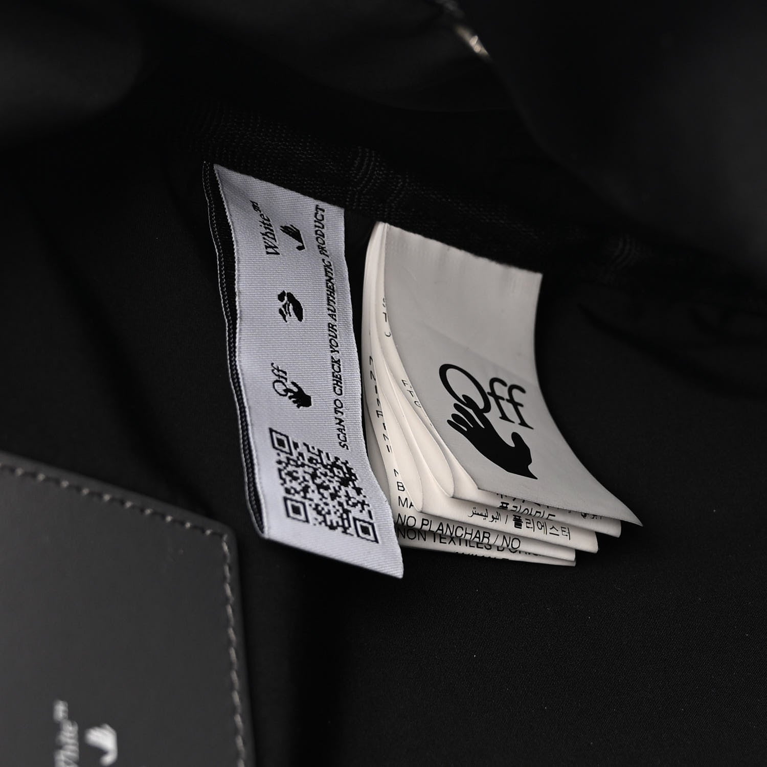 Off-White Nylon Mini Binder Backpack Grey 7 of 10