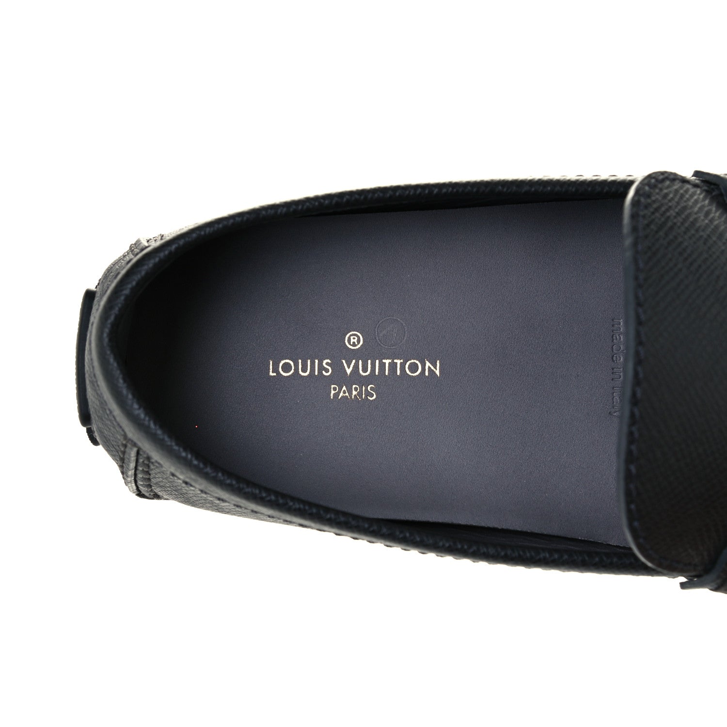 Louis Vuitton Taiga Mens Hockenheim Moccasin Loafers 9 Ardoise 10 of 11