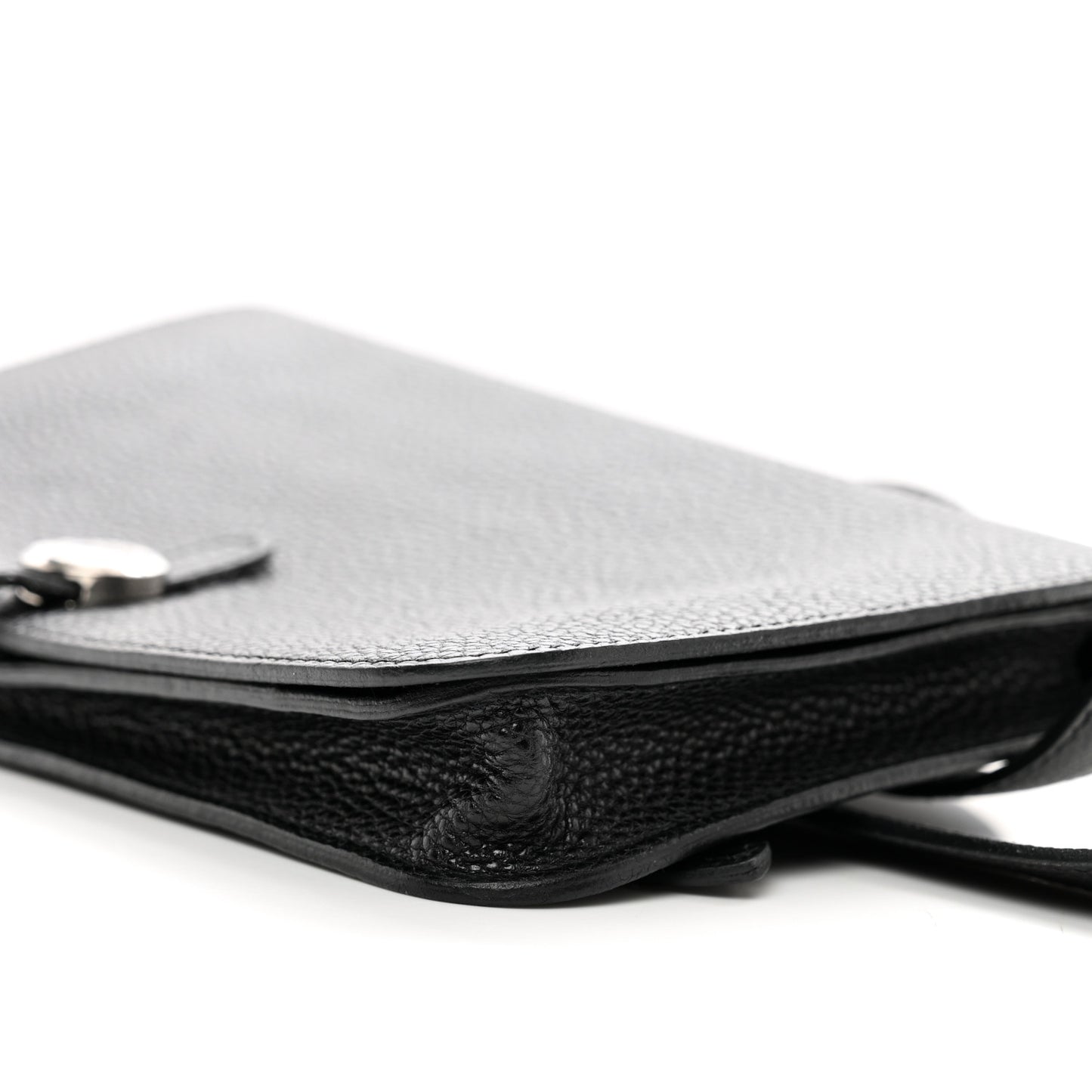 Togo Dogon Wallet Waist Pouch Black
