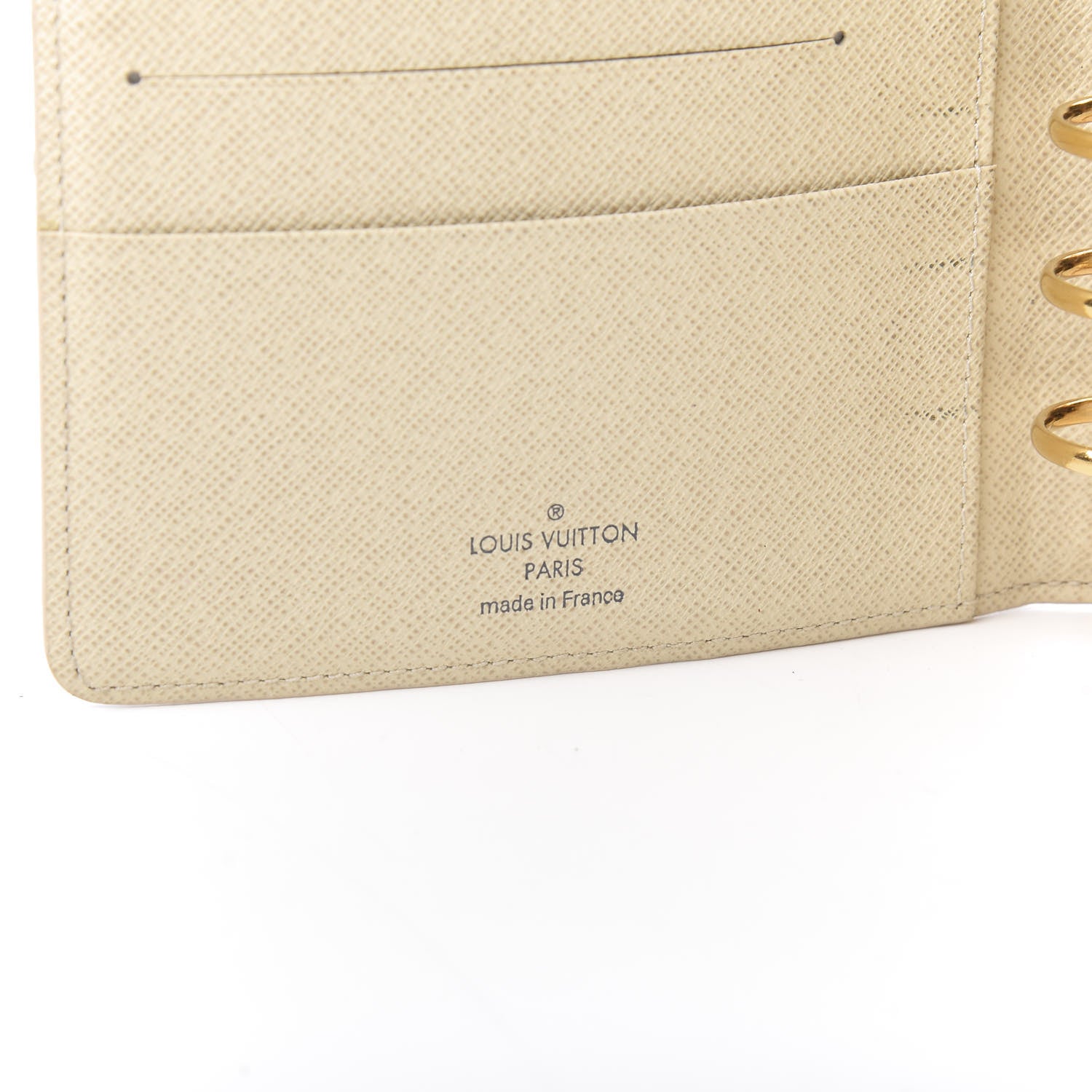 Louis Vuitton Damier Azur Medium Ring Agenda Cover 5 of 7