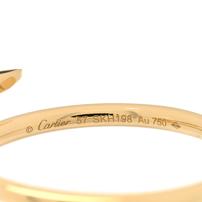 Cartier 18K Yellow Gold Small Juste Un Clou Ring 57 8 4 of 5