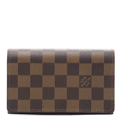 Louis Vuitton Damier Ebene Porte-Monnaie Billets Tresor Wallet 1 of 7
