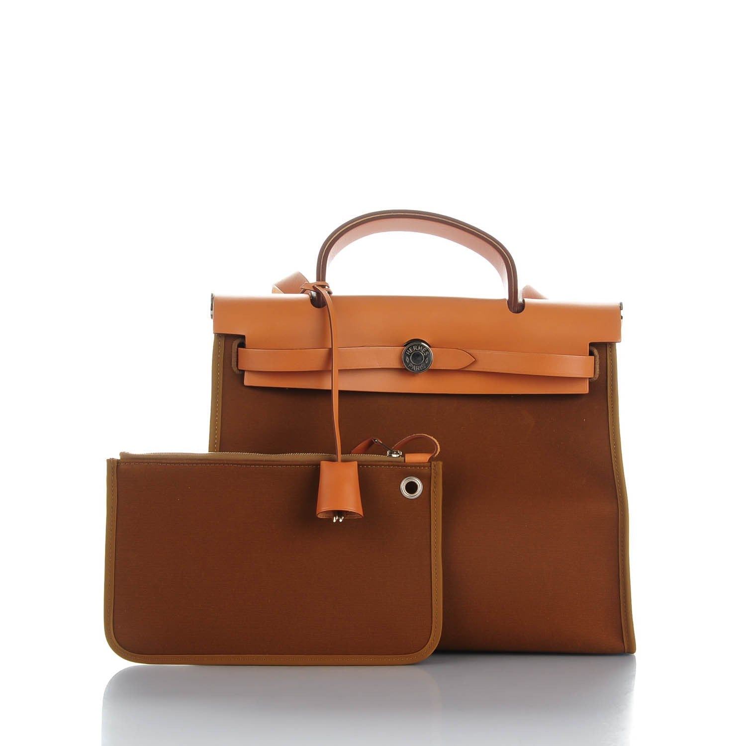 Hermes Toile Vache Hunter Herbag Zip 31 PM Alezan 2 of 8